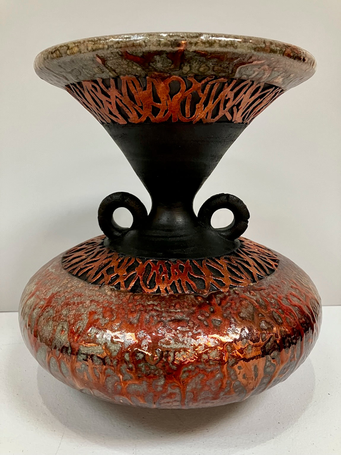 Raku vase 01