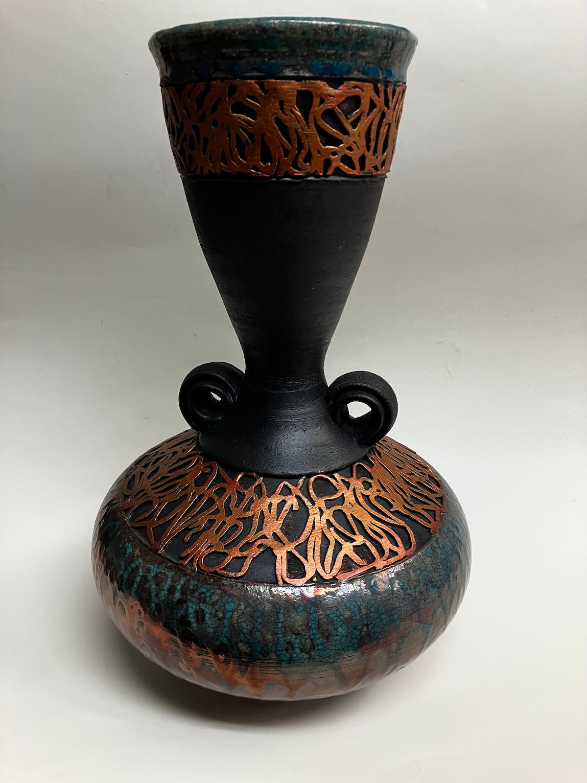 Raku vase 05