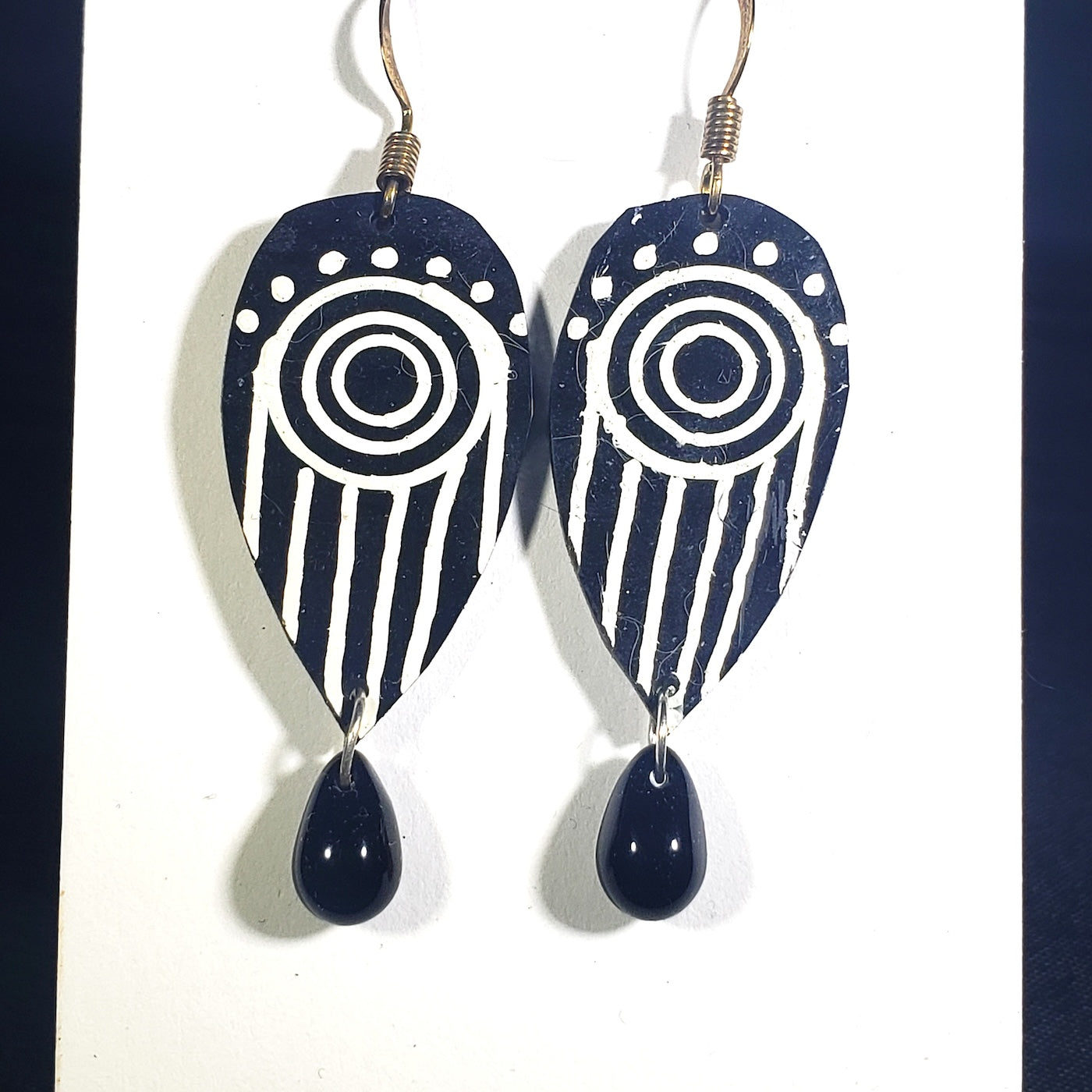 Raven Tribal earrings