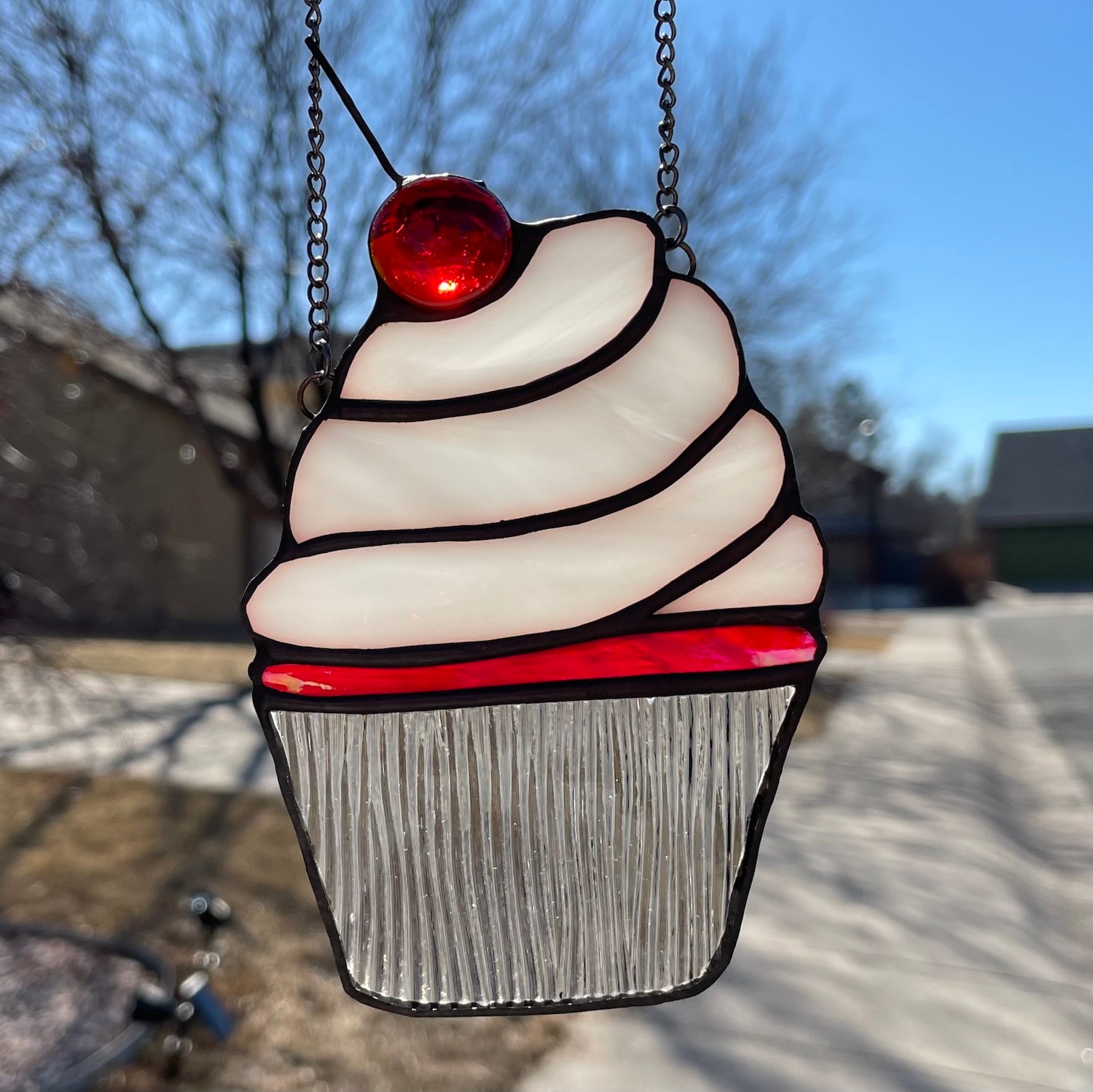 Red Velvet Cupcake White Frosting
