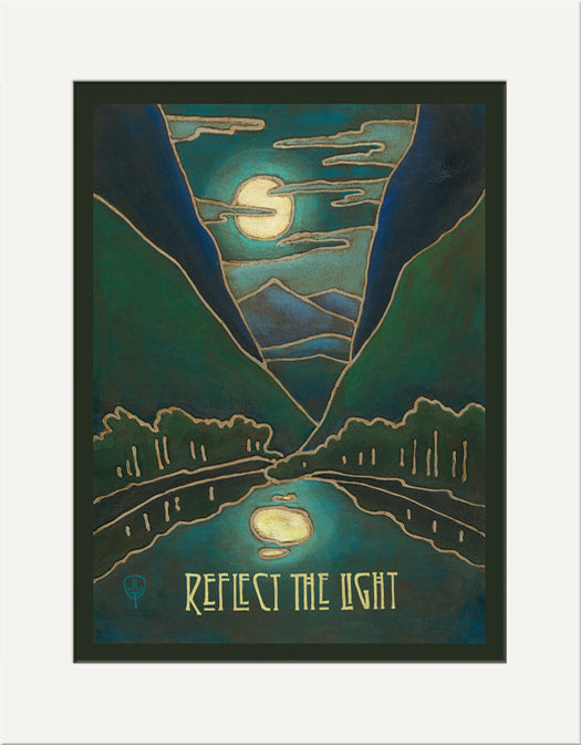 Reflect The Light-Matted Print