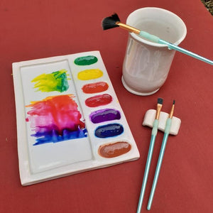 Ceramic Watercolor Set Art Class Wed. 7.1.26 @ 2P