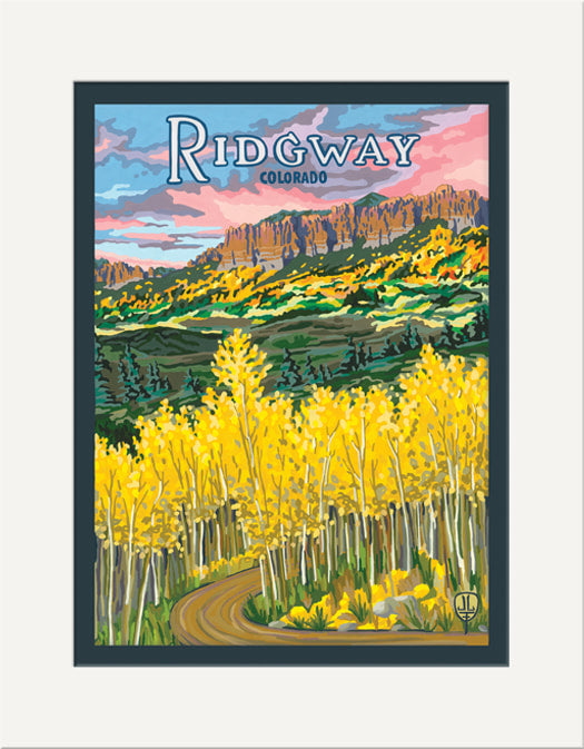 Ridgway--Matted Print