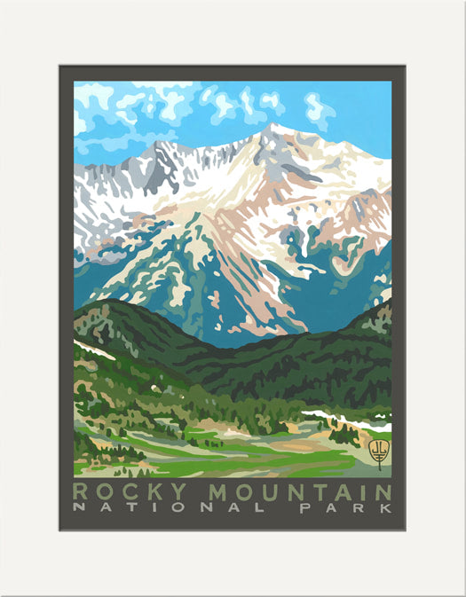 Rocky Mountain NP- Matted Print