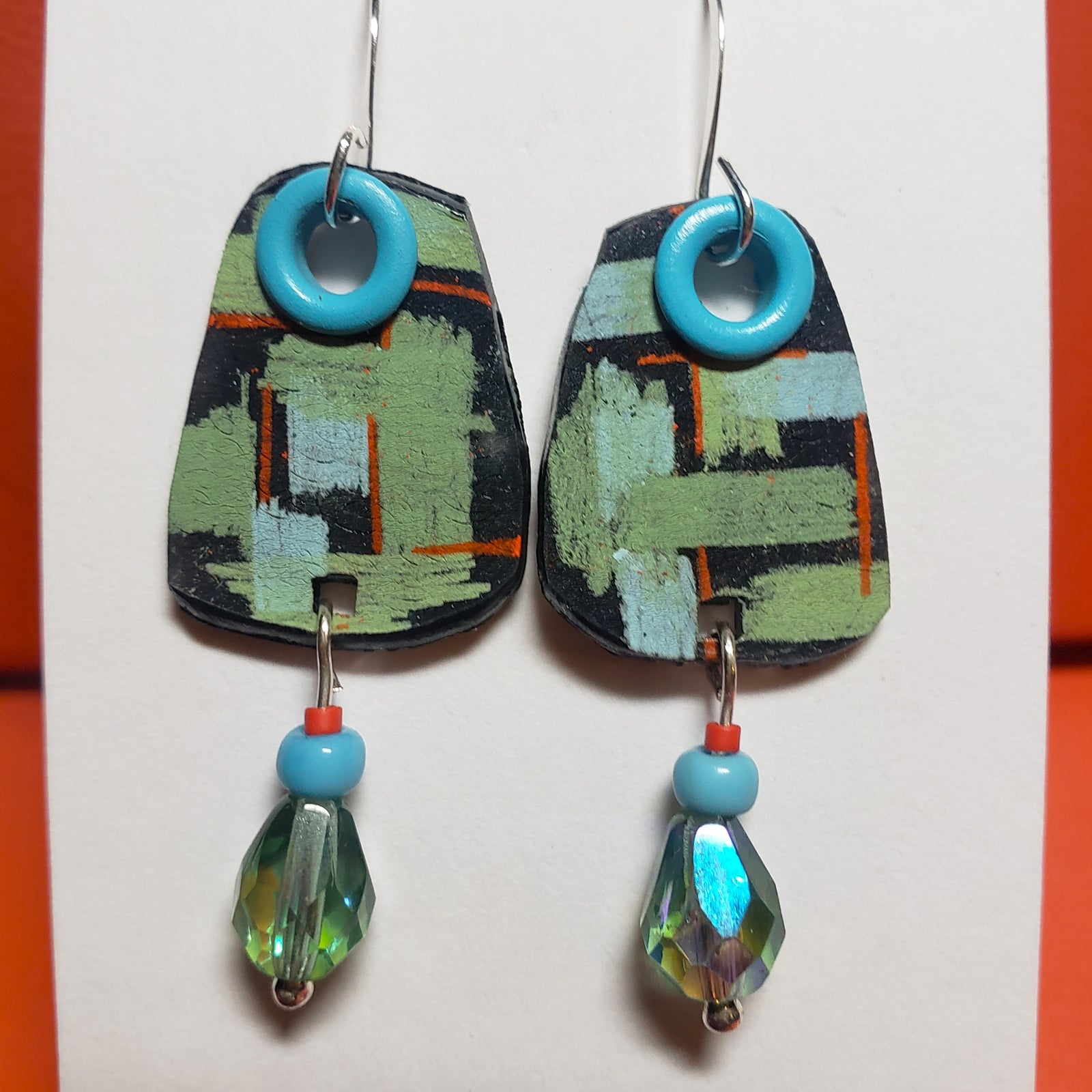 Sage Patch earrings