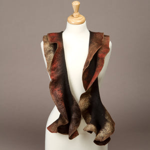Felted Ruffle Scarf Art Class Wed. 7.8.26 @ 10A