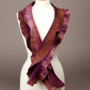 Felted Ruffle Scarf Art Class Wed. 7.8.26 @ 10A