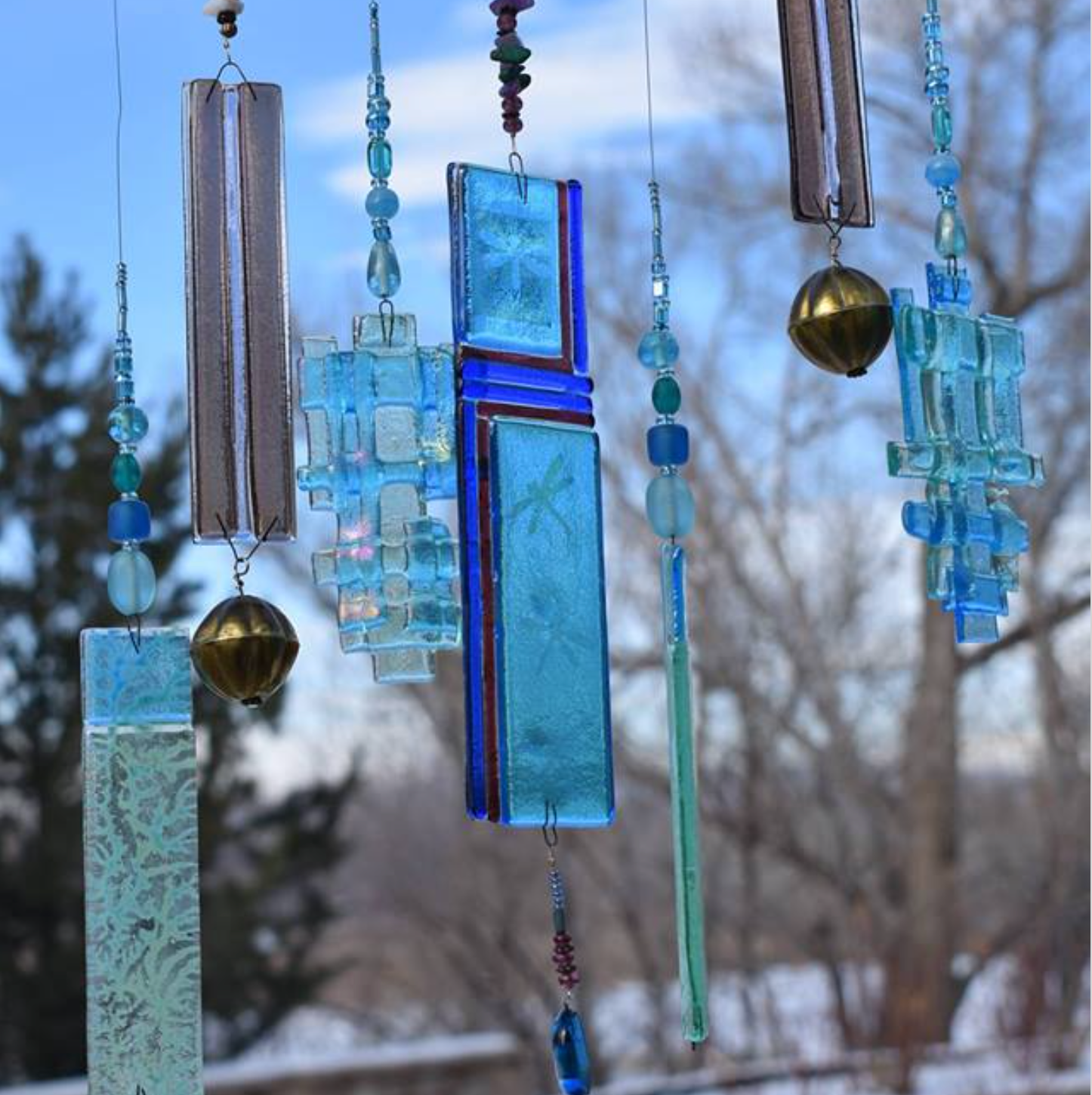 Fused-glass Suncatcher or Ornament Art Class  Thurs. 12.18.25 @ 2P
