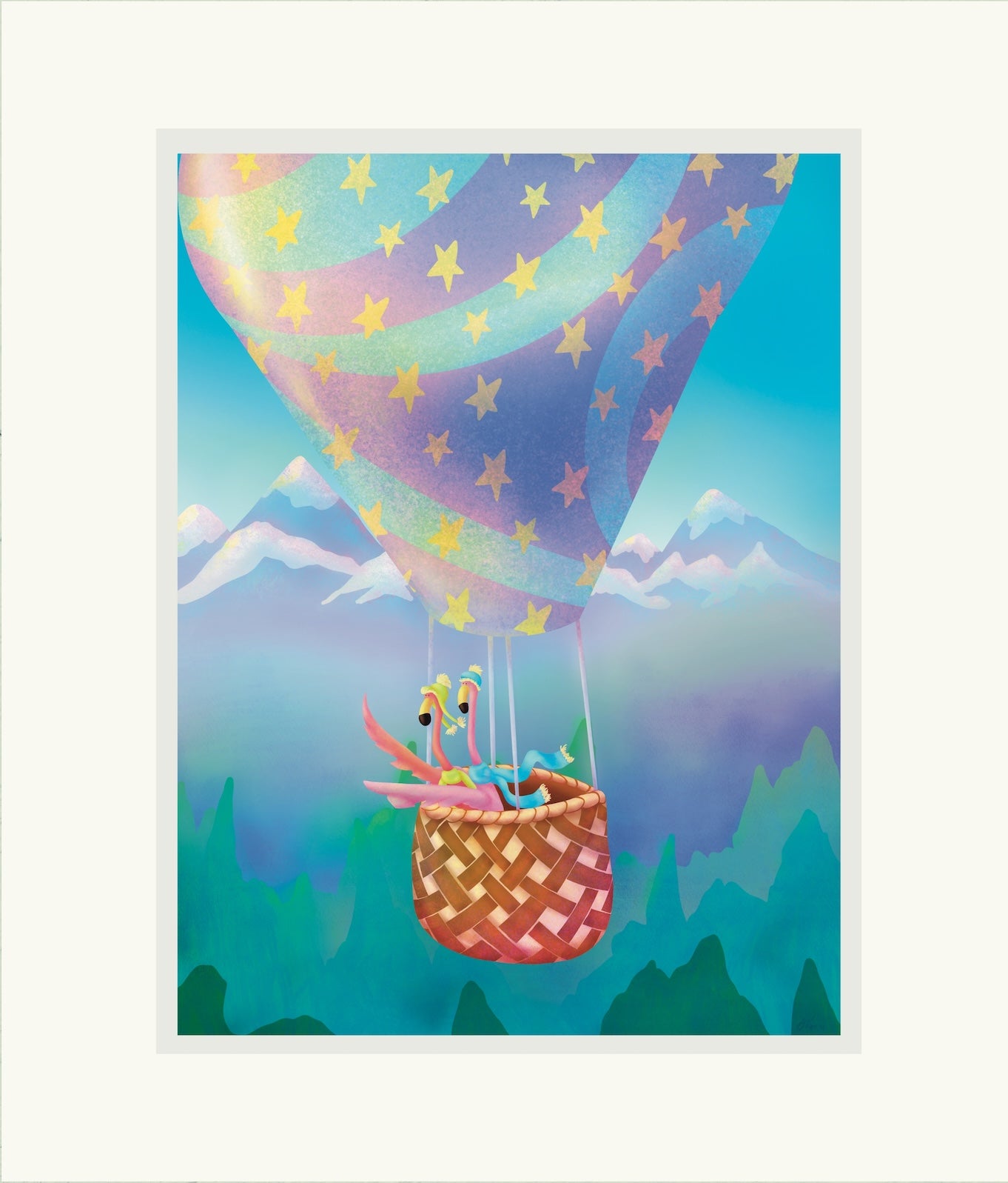 See the Mountains Print