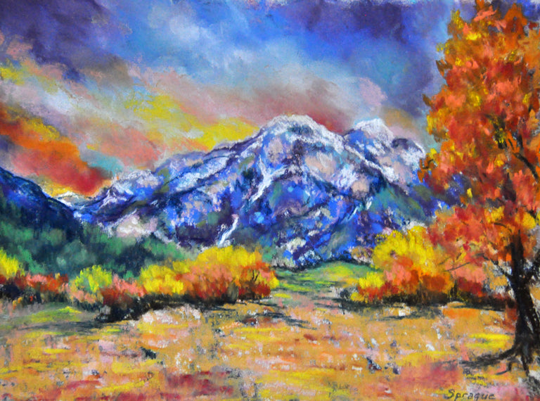 SHAVANO ANGEL-MATTED PRINT