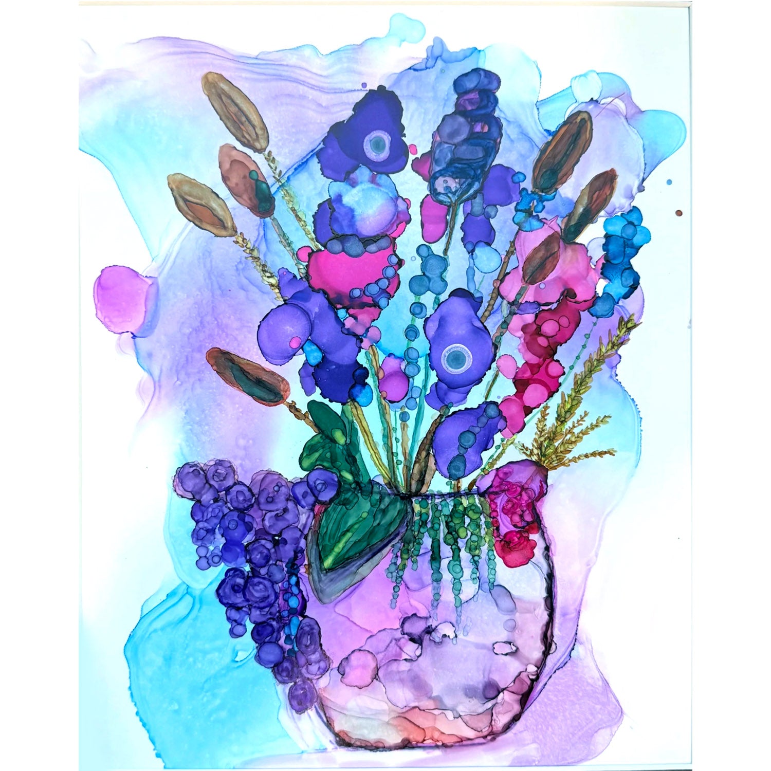 Playful Alcohol Ink Flowers Class Fri. 5.29.26 @ 2P