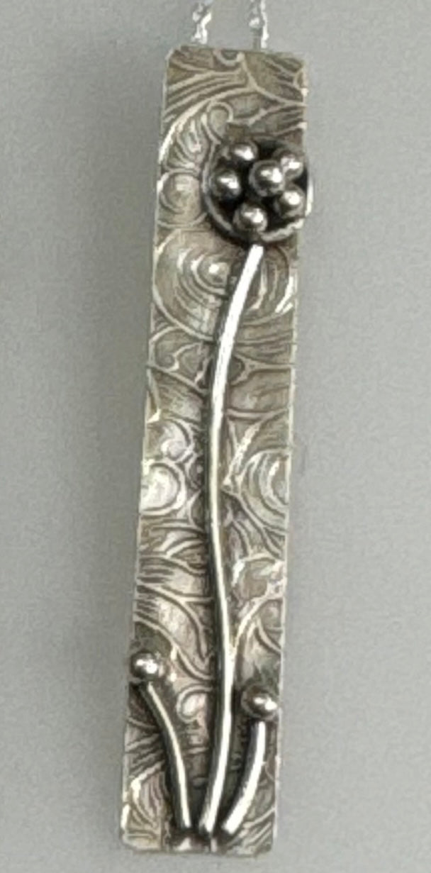 Silver Flower Pendant