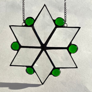 Stained Glass Bevel Snowflake Art Class - Sun 2.22.26 @ 10:00 AM