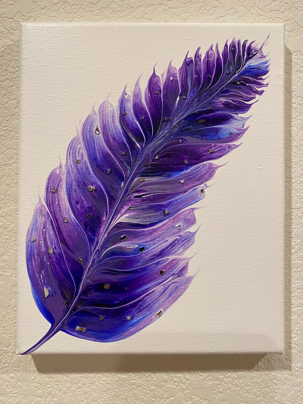 The Sparkling Purple Feather