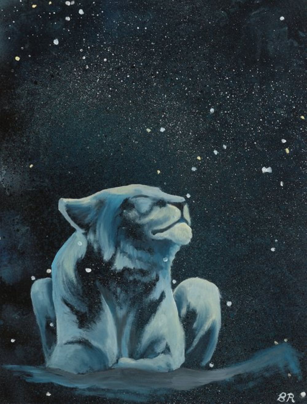Star Bathing Print