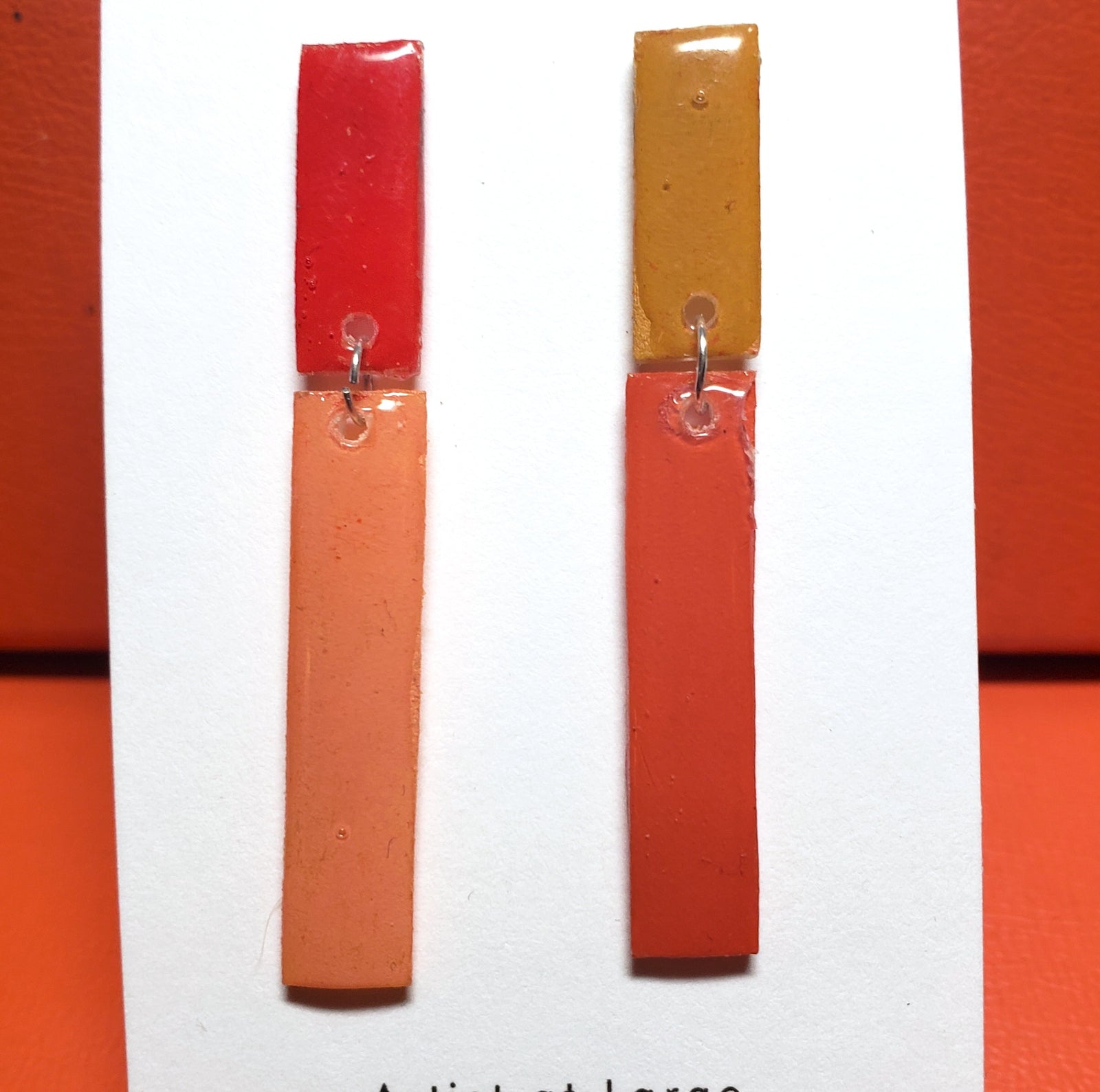 Sugarcane earrings #3