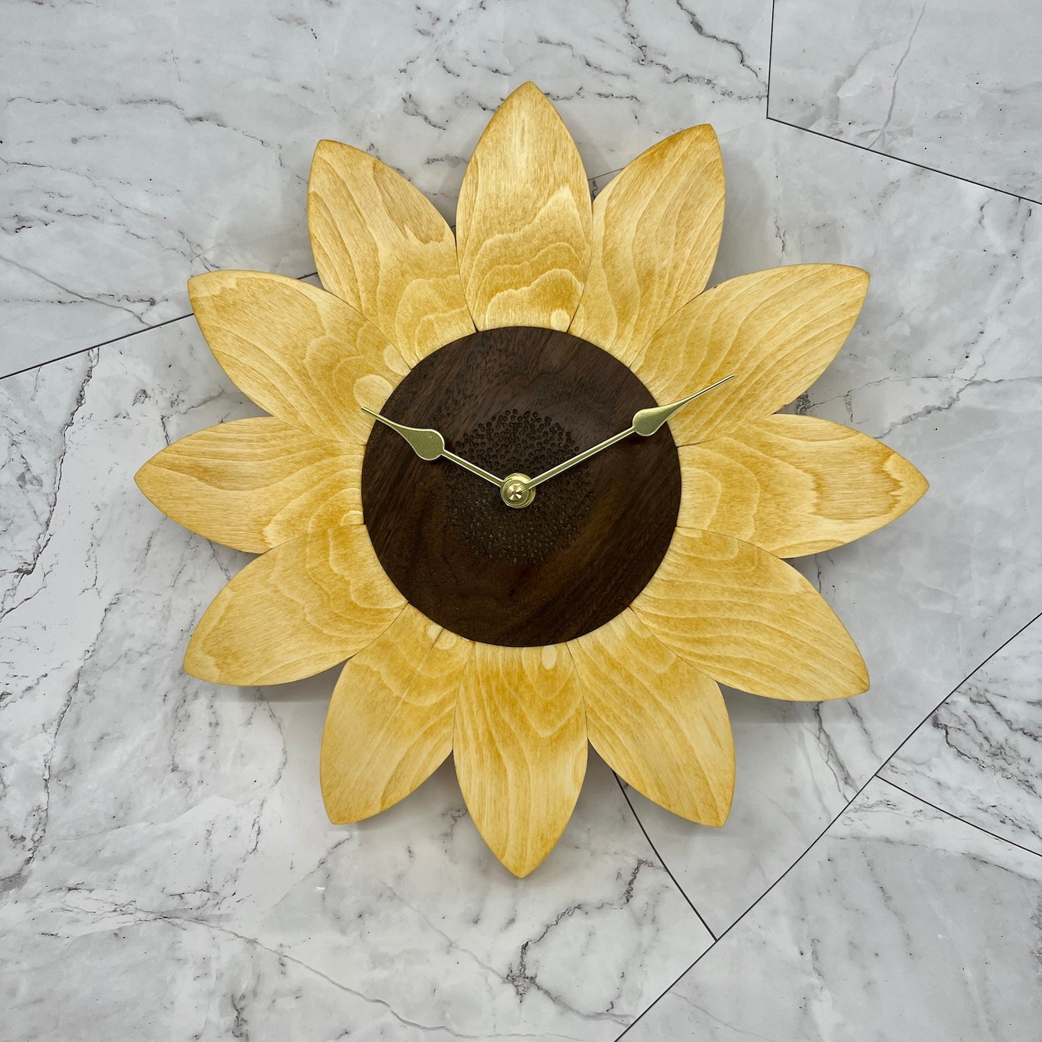 Sunflower Wall Clock - Blue Moose Art Gallery