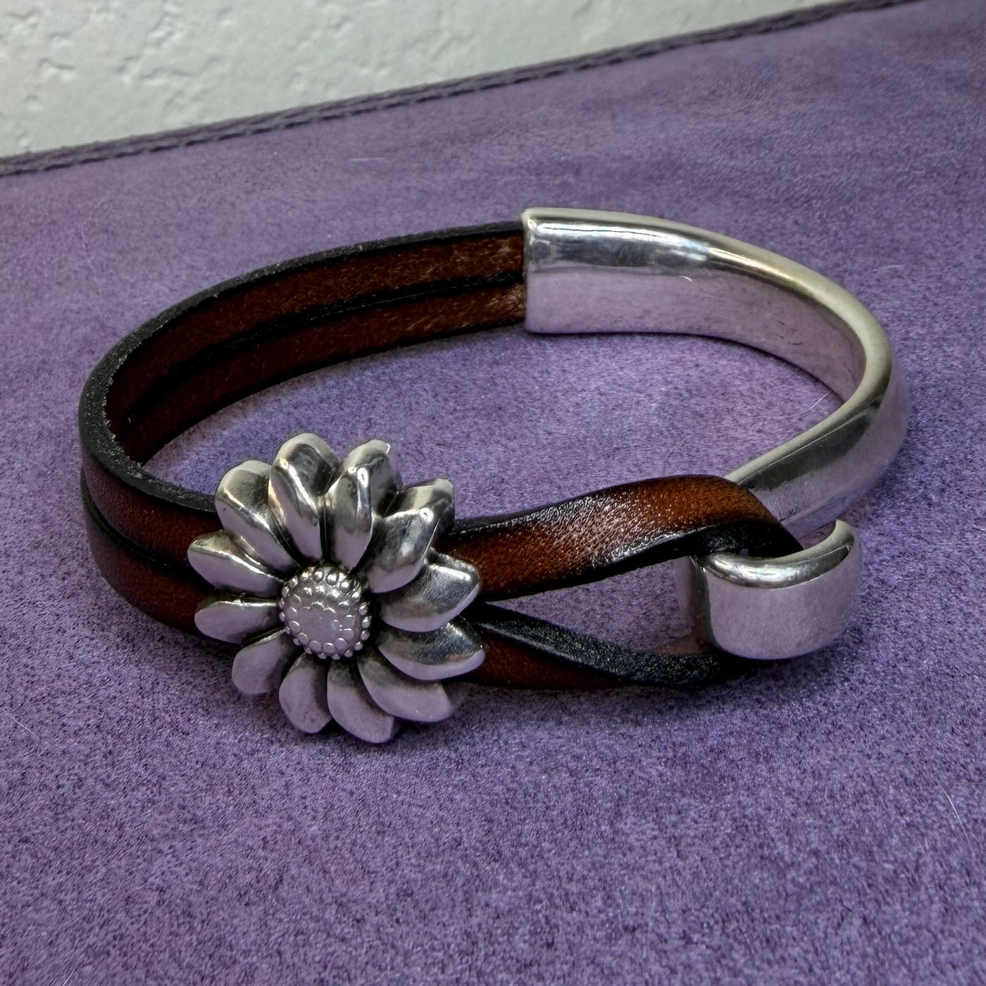 Sunflower cuff bracelet 4