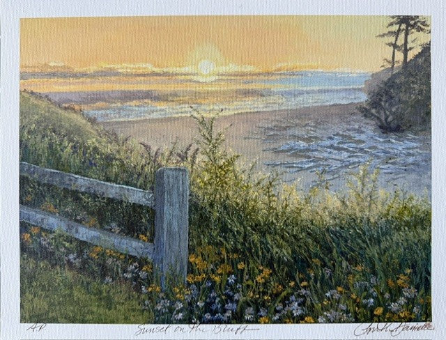 Sunset on the Bluff