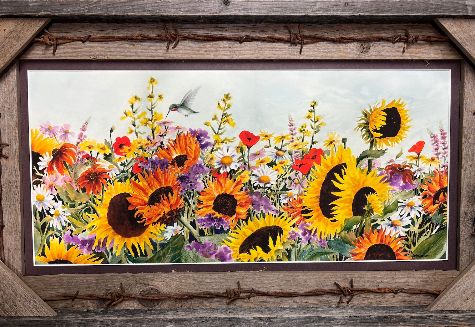 Taste Testing - framed small giclee