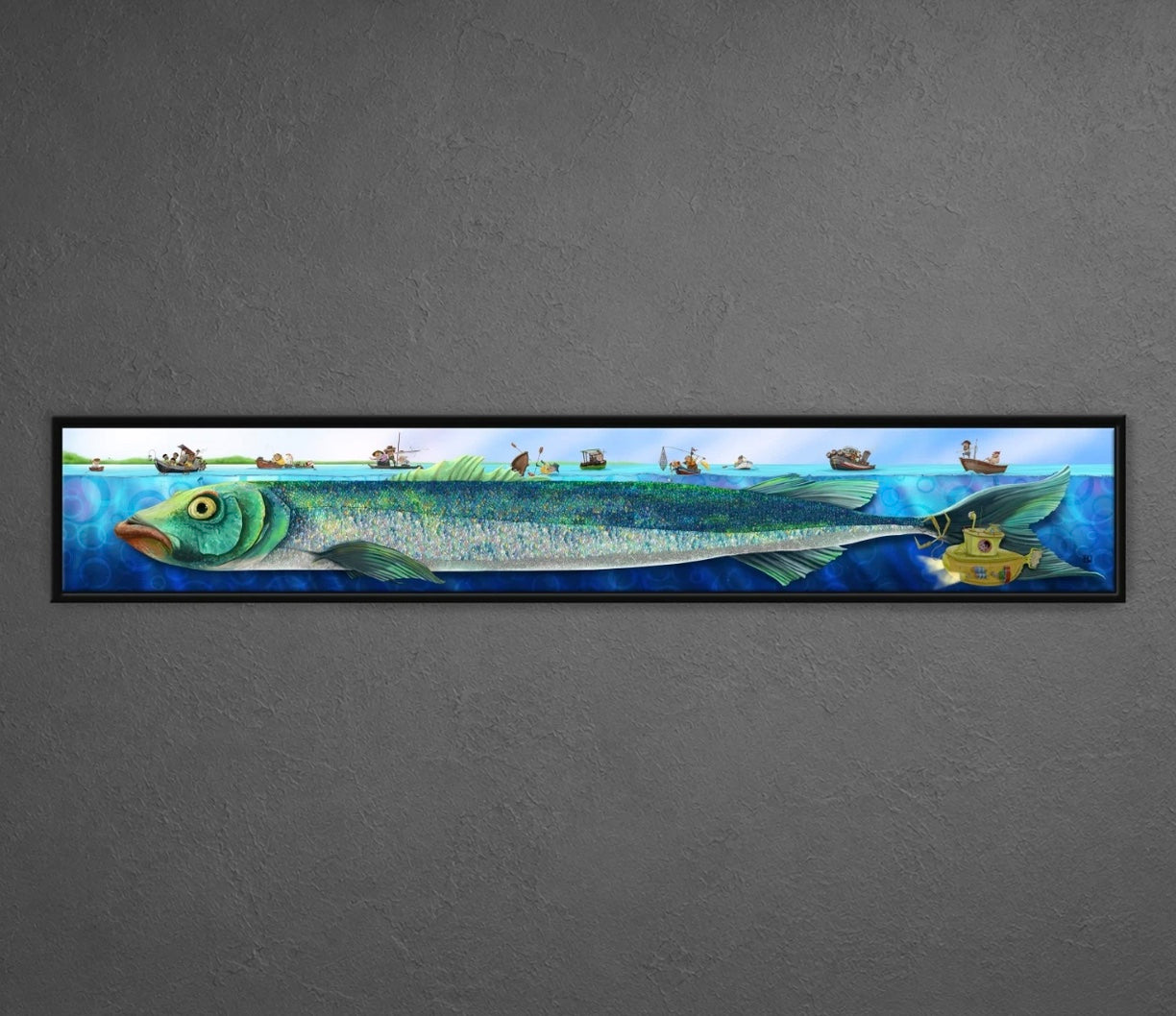 The Catch | 8x39" Canvas