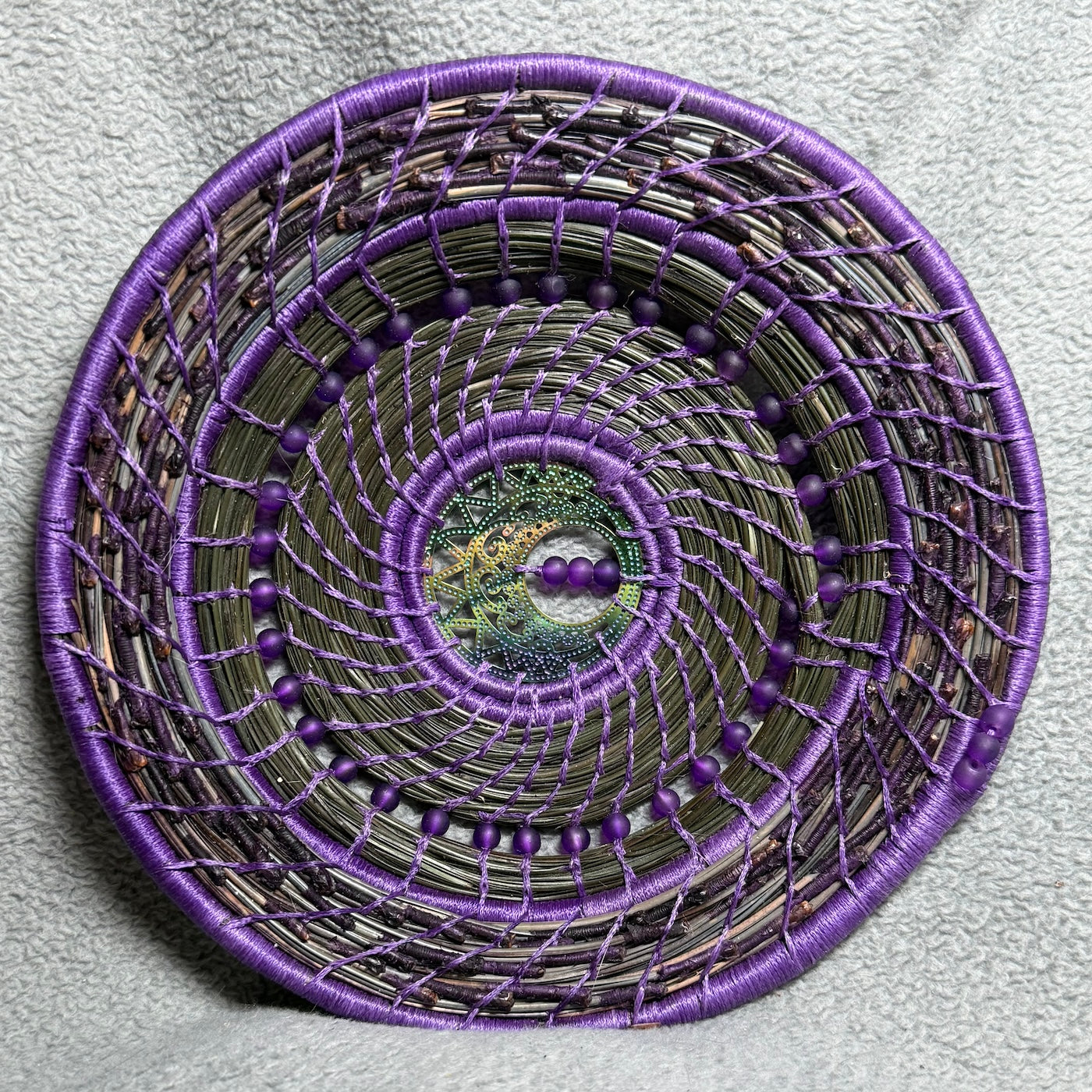 The Purple Way Pine Needle Wallhanging