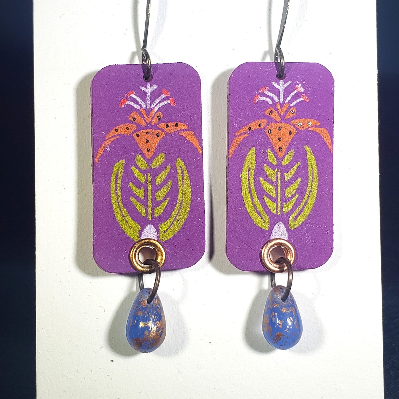 Tiger Lily earrings