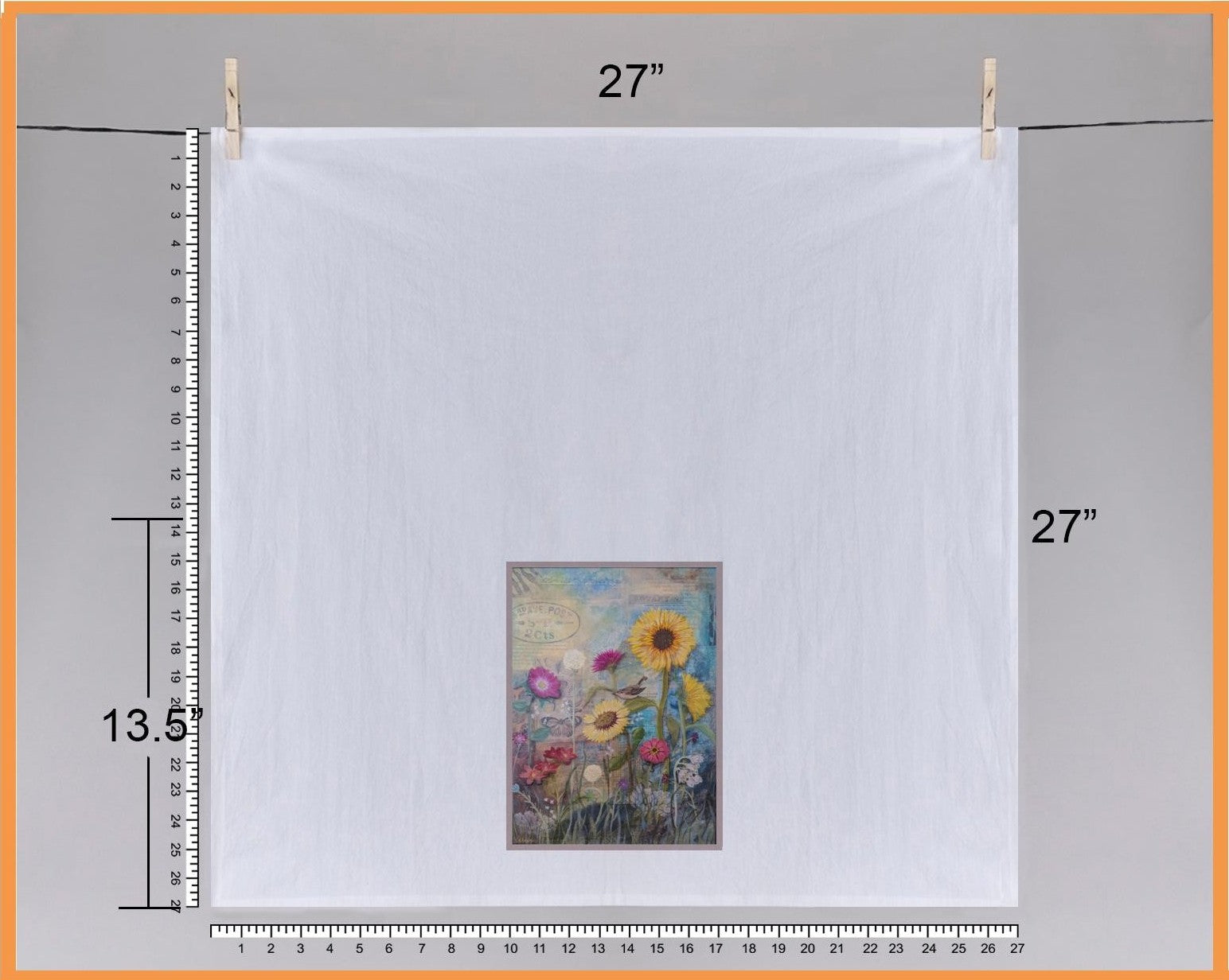 Time in the Garden Towel