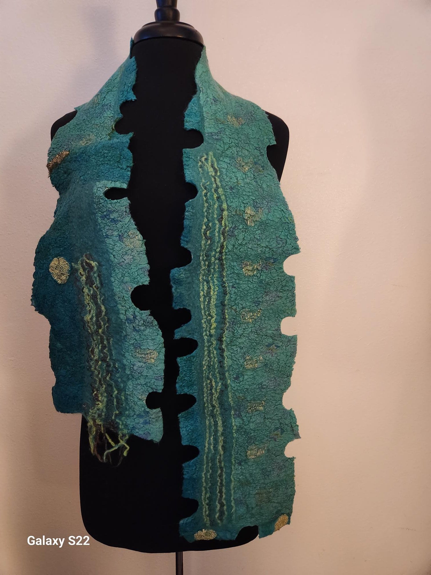 Turquoise Shambolic Scarf
