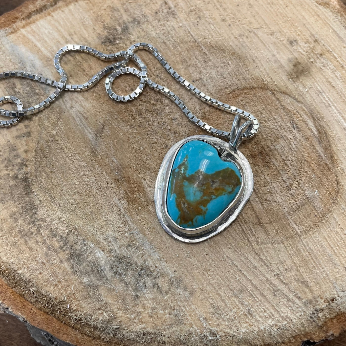 Round Turquoise Necklace