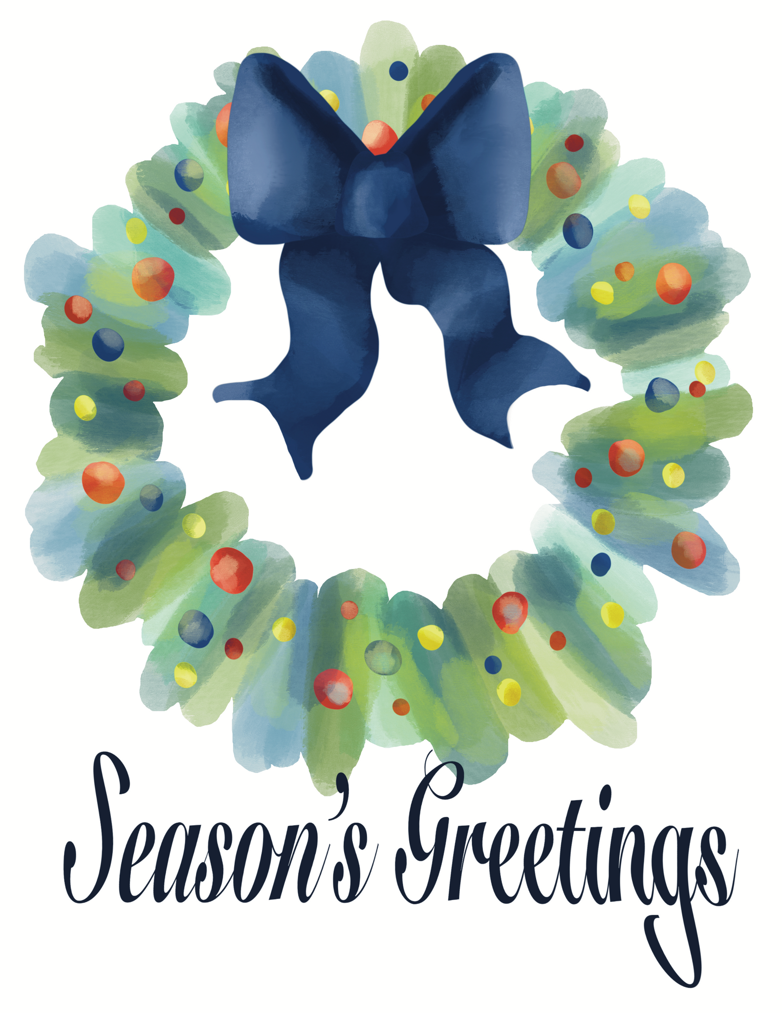 Whimsical Holiday Wreaths in Procreate – A Beginner’s Digital Art Workshop Sat. 12.6.25 @ 10A