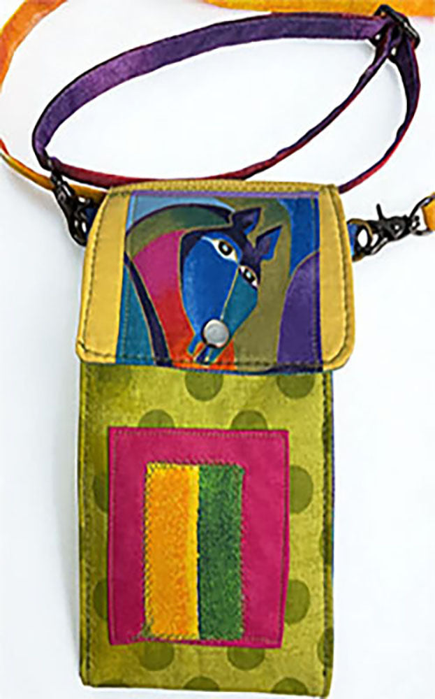 Vibrant Artistic Fusion Phone Crossbody