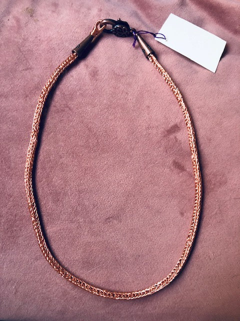 Viking Knit Copper Necklace