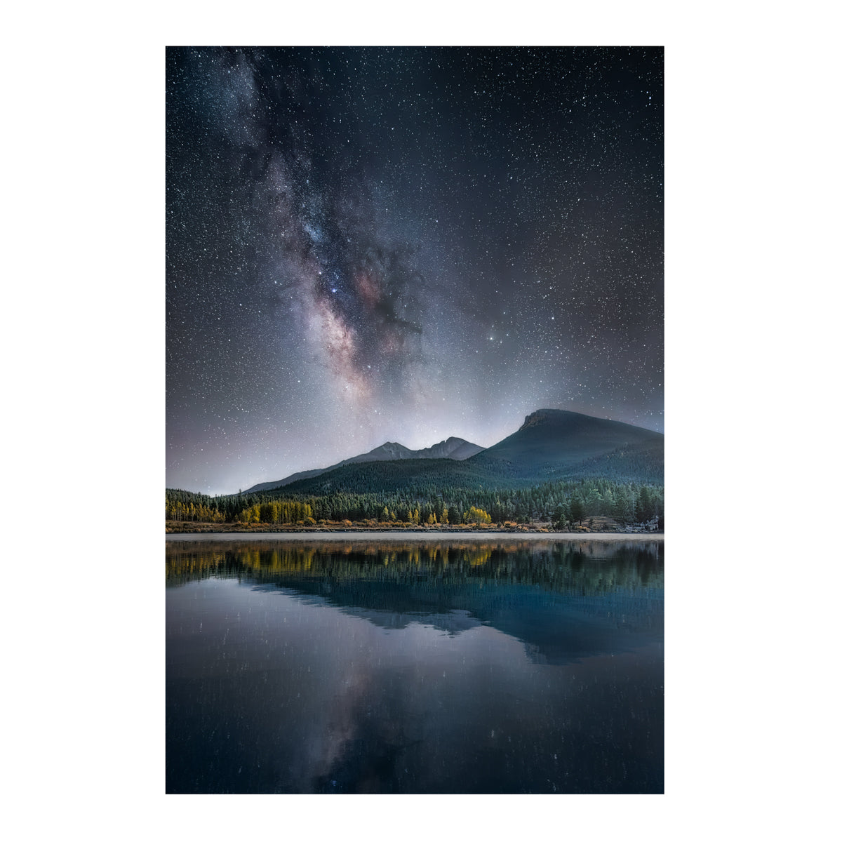 When the Mountain Dreams Print