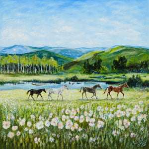 Wild Heart-Acrylic Painting Art Class Sun. 9.20.26 @ 2P