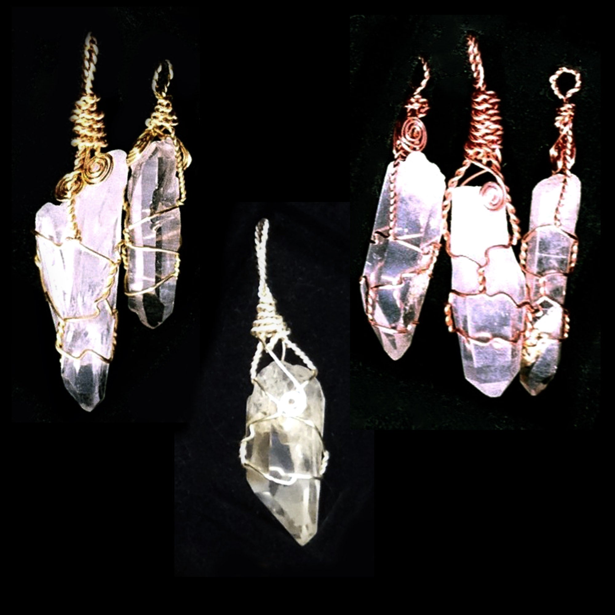 Beginning Wire Wrapped Crystal Pendant Art Class - Mon. 5.6.24 @ 2P