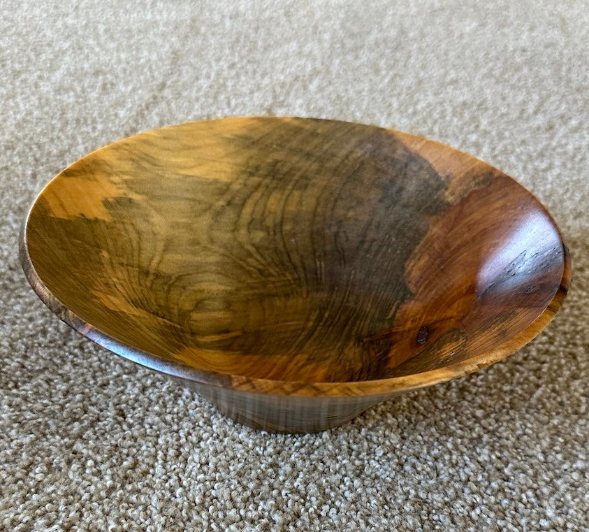 Wood bowl maple natural 8.5 inches