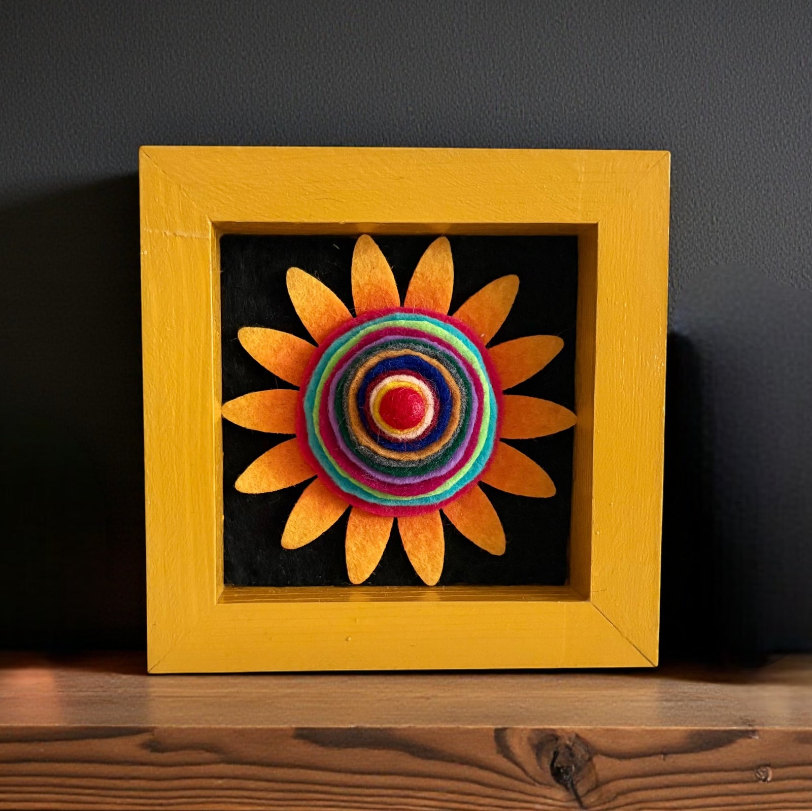 Yellow Frame with Sunflower