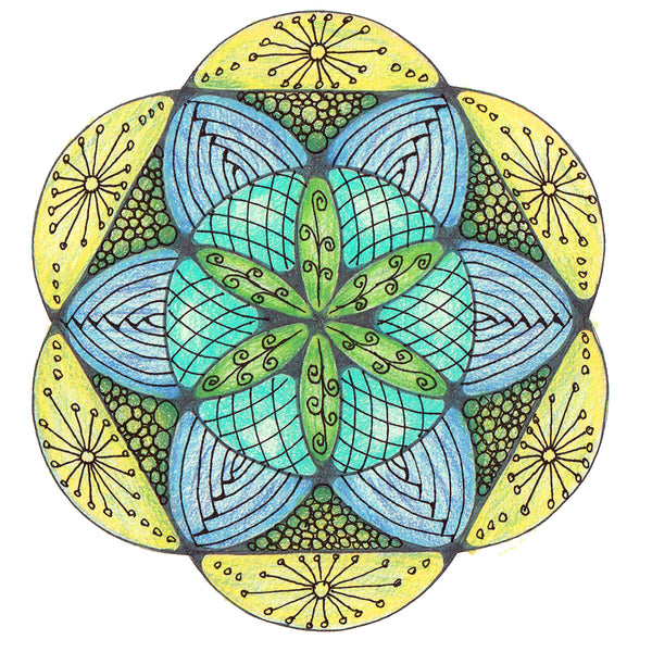 Intro to Mandala Art Class - Wed. 10.21.26 @ 9:30A - Blue Moose Art Gallery
