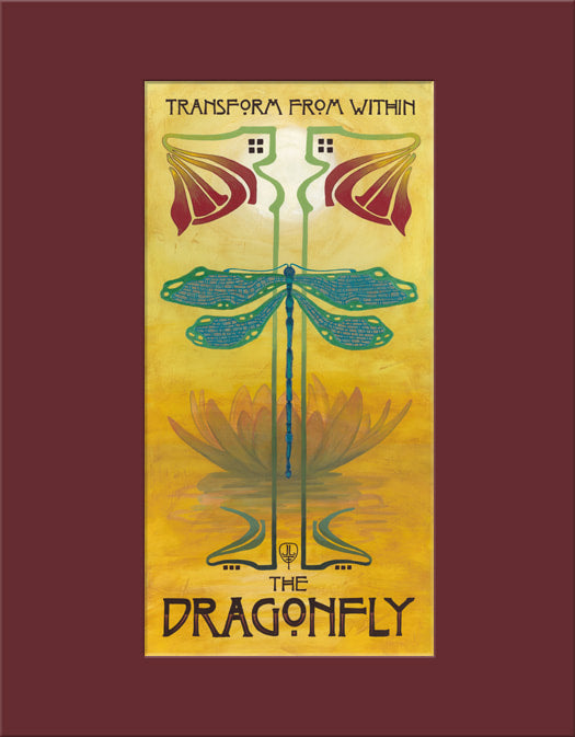Art Nouveau Dragonfly Prints