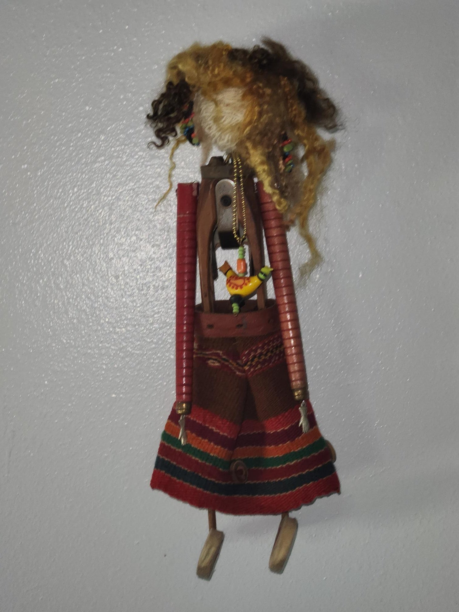 bird necklace doll