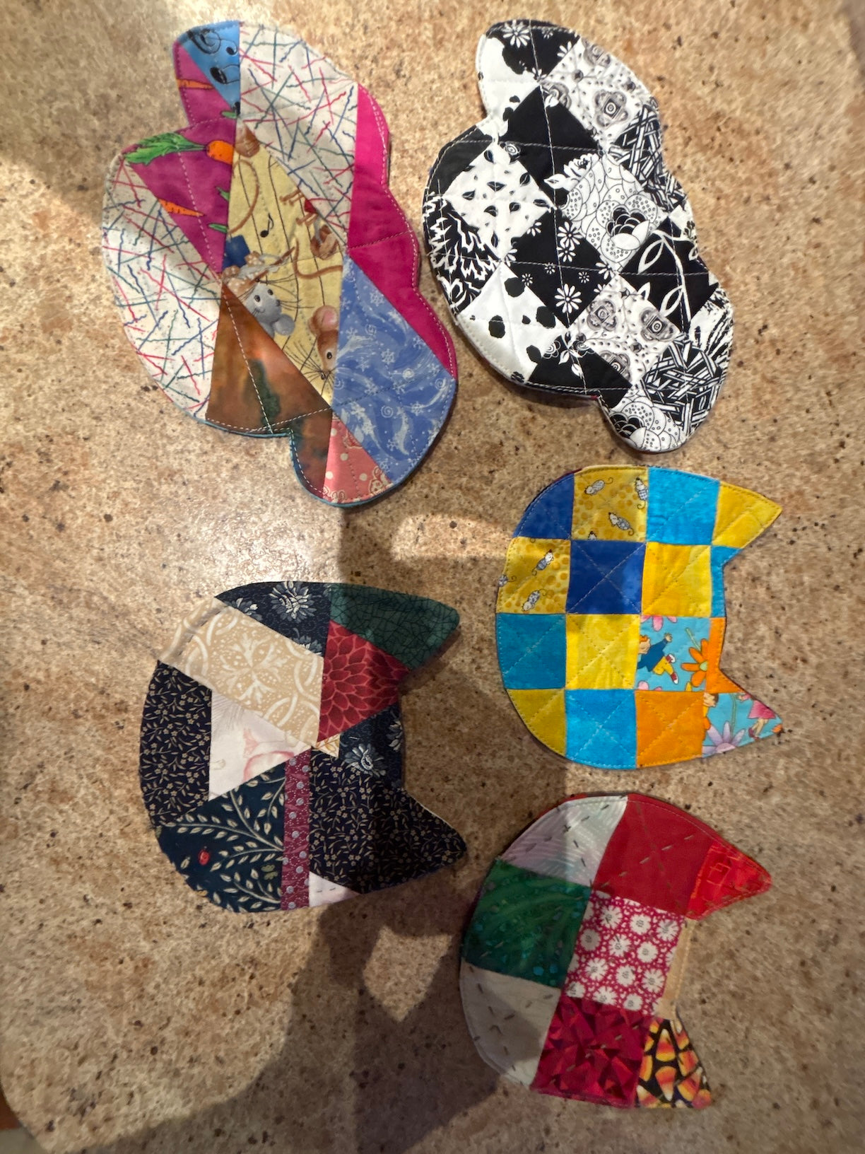 Bow Wow Meow Mug Rug