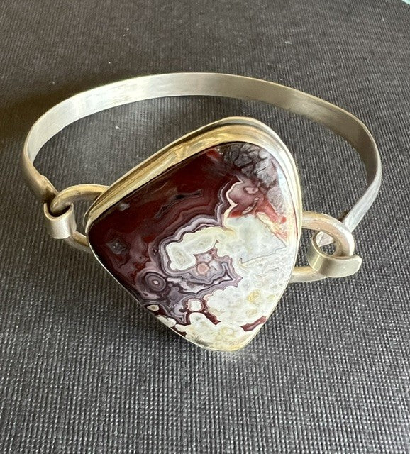 Crazy Lace Agate bracelet #2118