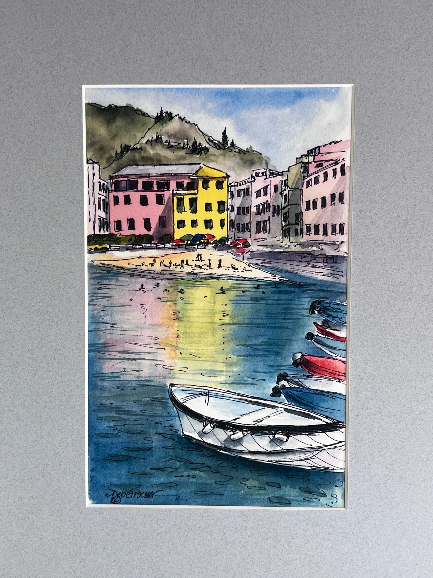 Cinque Terre, framed