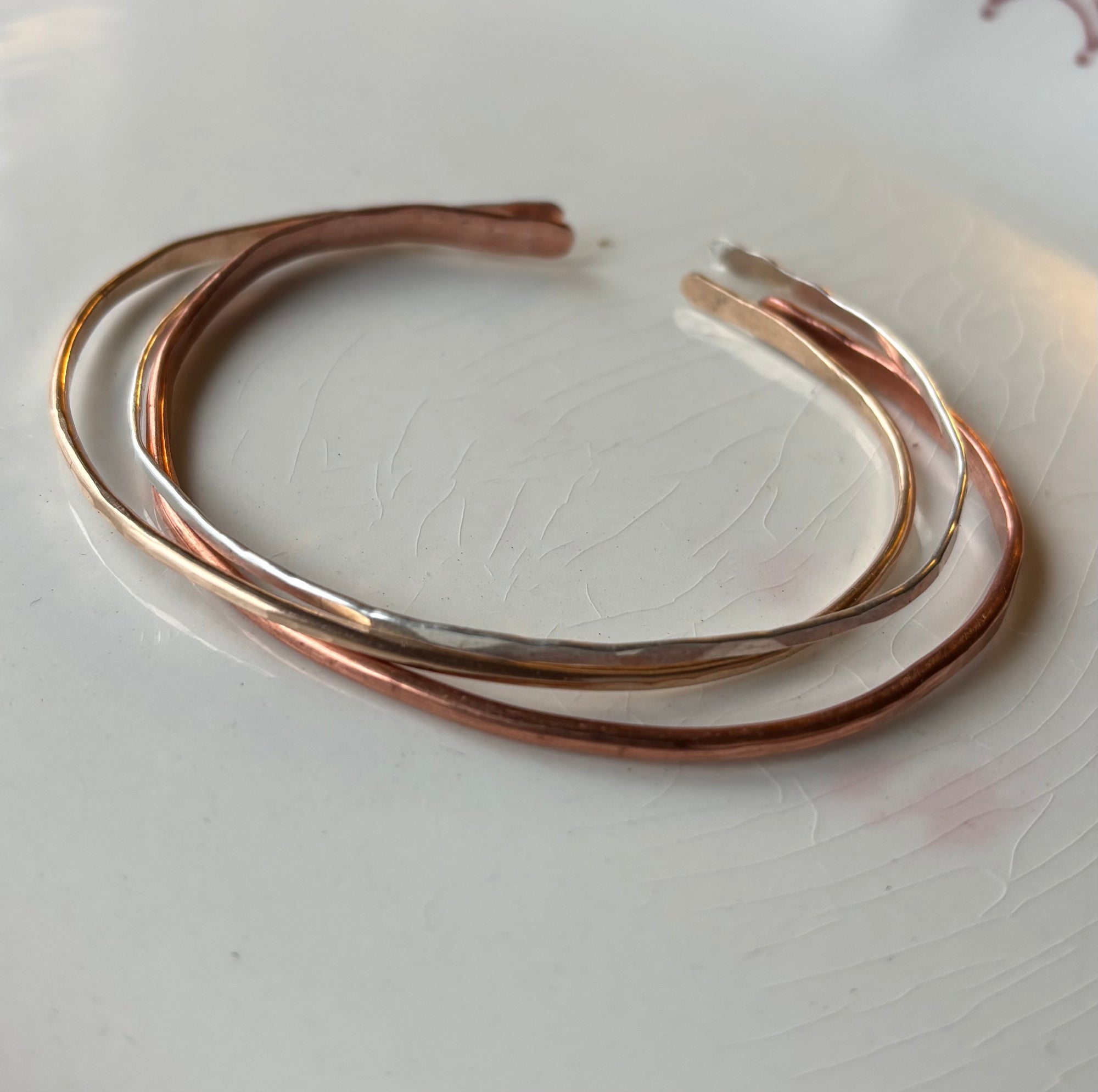 Stacking Bangles & Cuffs! Metalsmithing Workshop Sat. 1.10.26 @ 5P