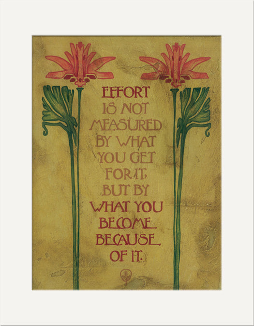 Effort: Matted Print