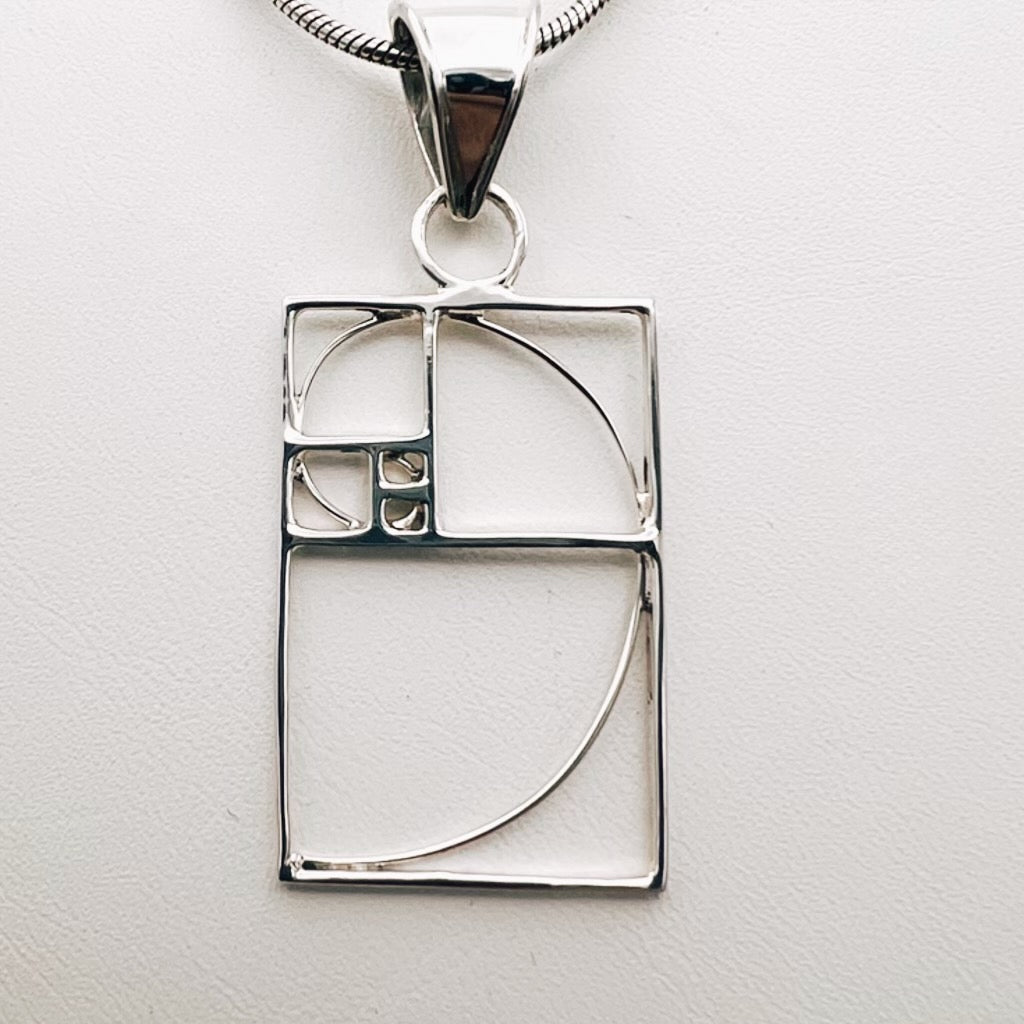 Fibonacci Spiral Pendant
