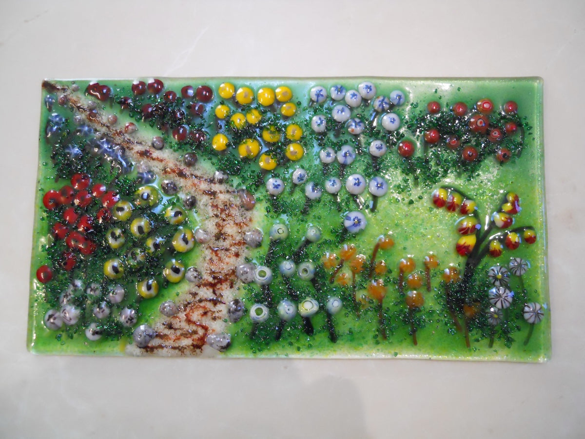 Flower Garden in Glass