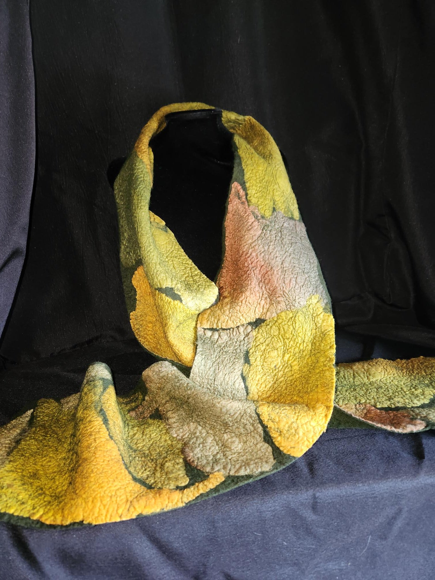 Green/Yellow Hankie Scarf