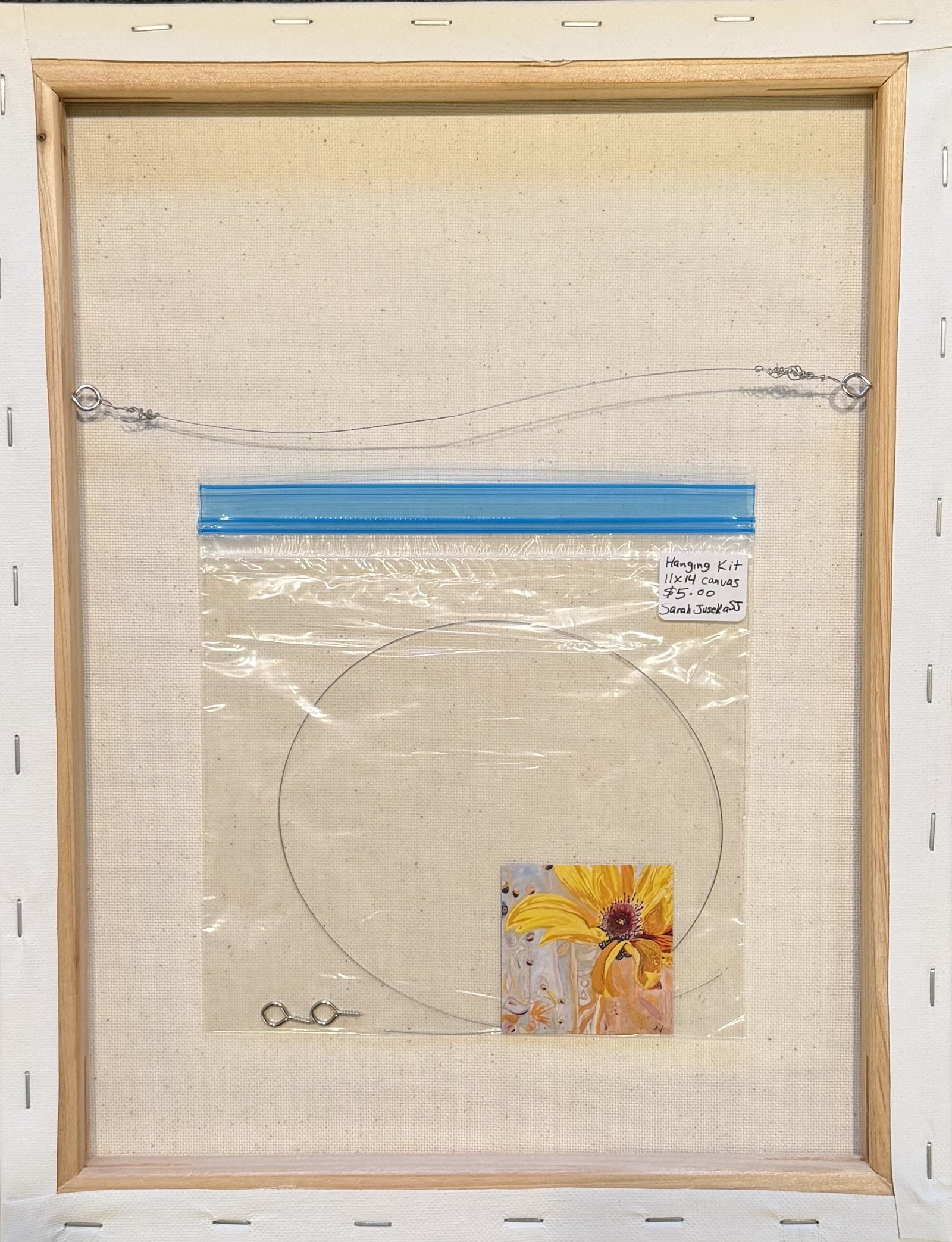 Hanging Kit (size 11"x14" Vertical Canvas)